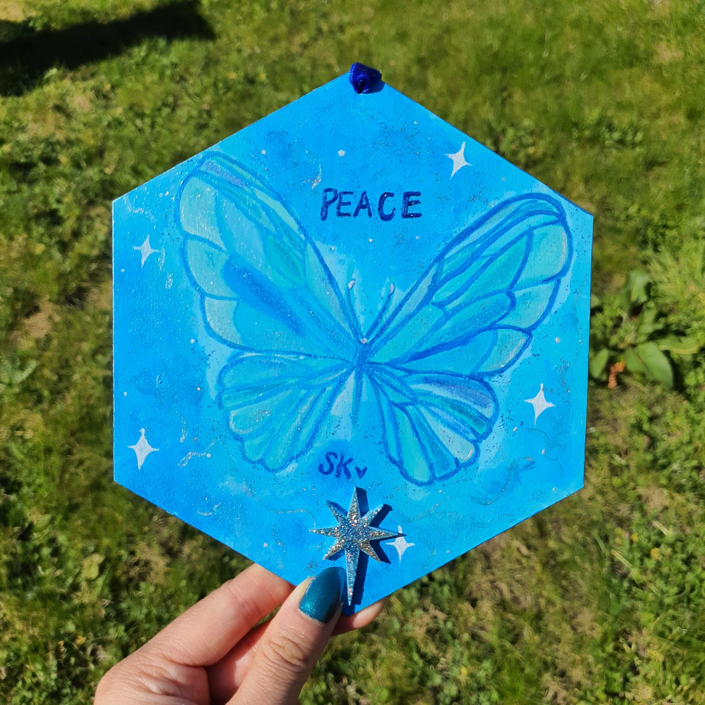 Peace Butterfly Essence Original Painting