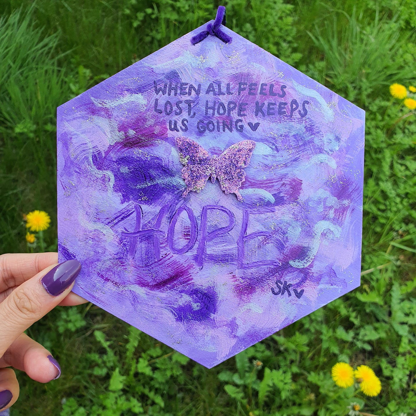 Hope Butterfly Essence Original Painting