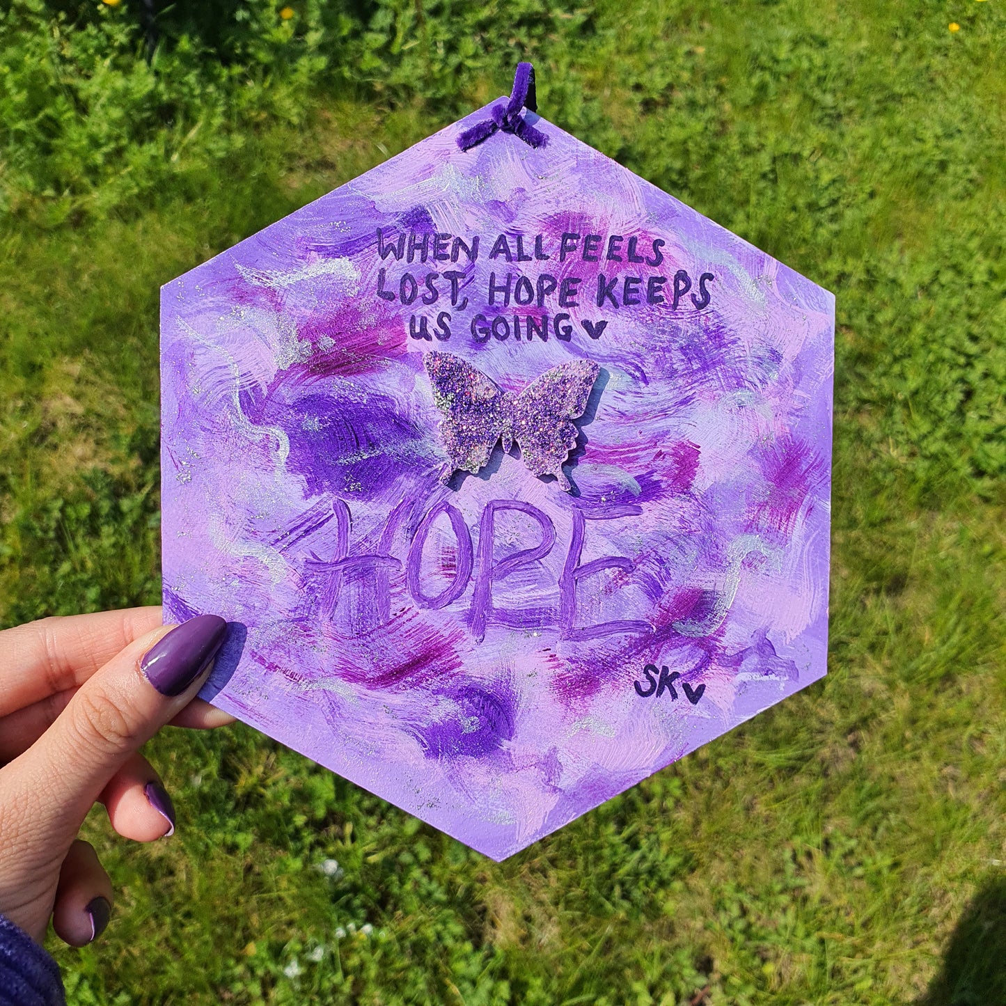 Hope Butterfly Essence Original Painting