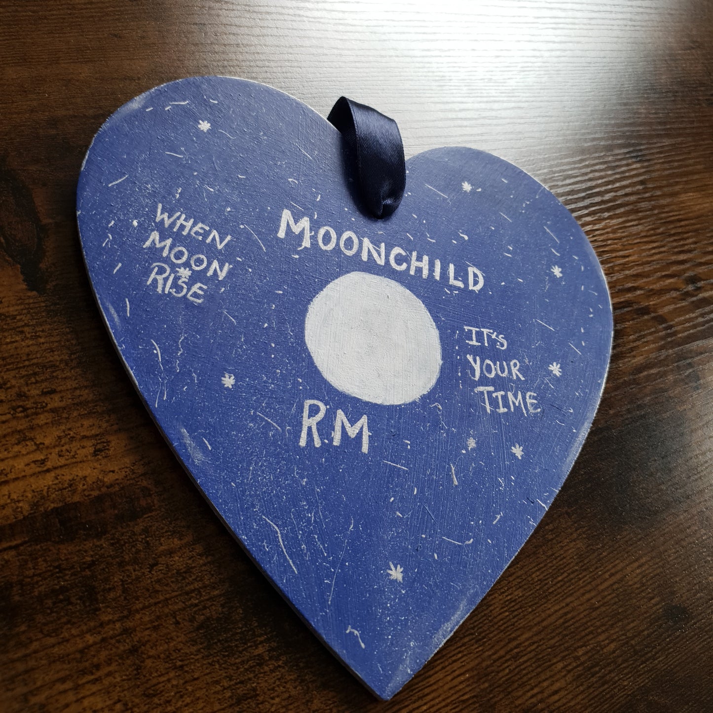 BTS RM (Namjoon) - Moonchild Wooden Wall Hanging Painting