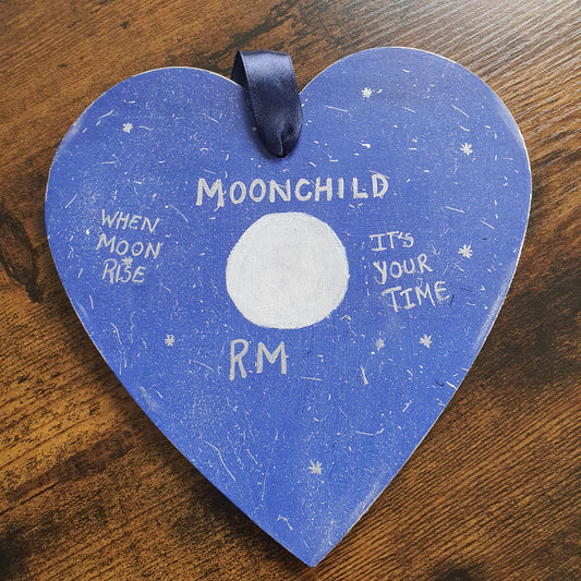 BTS RM (Namjoon) - Moonchild Wooden Wall Hanging Painting