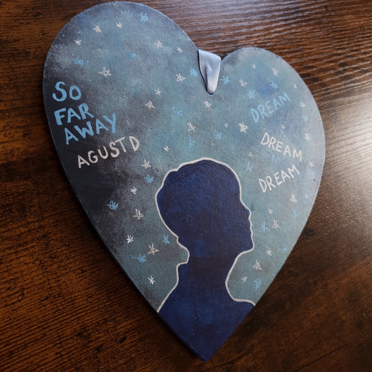 BTS Agust D (Yoongi) - So Far Away Wooden Wall Hanging Painting