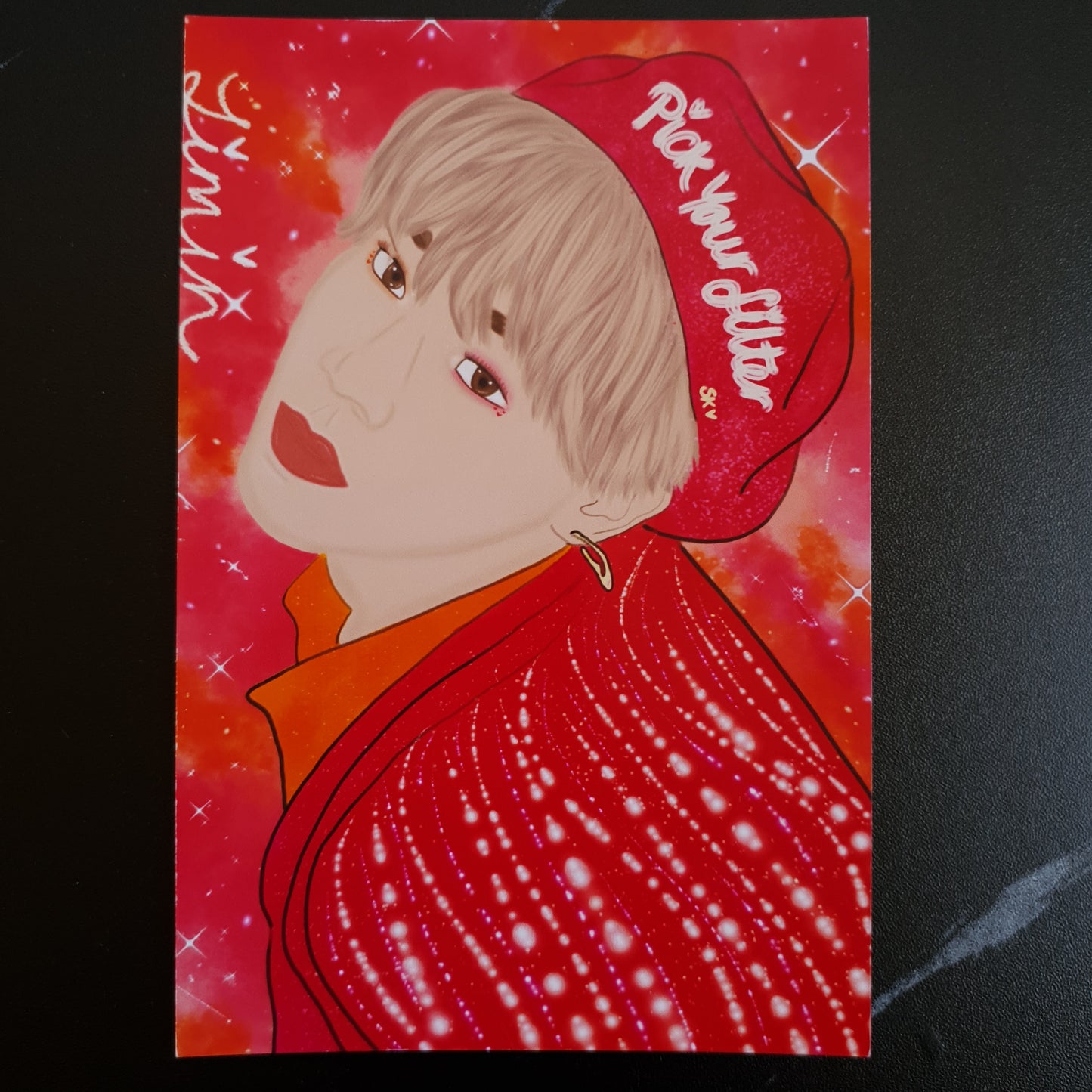 BTS Jimin - Filter inspired Art Print