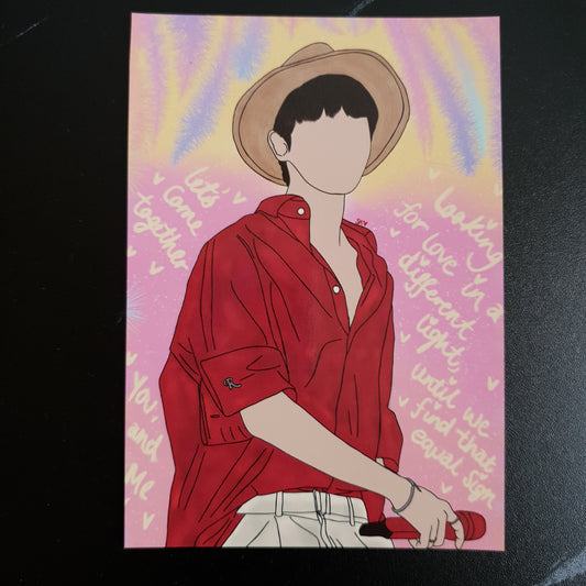 BTS Jhope - Equal Sign Art Print