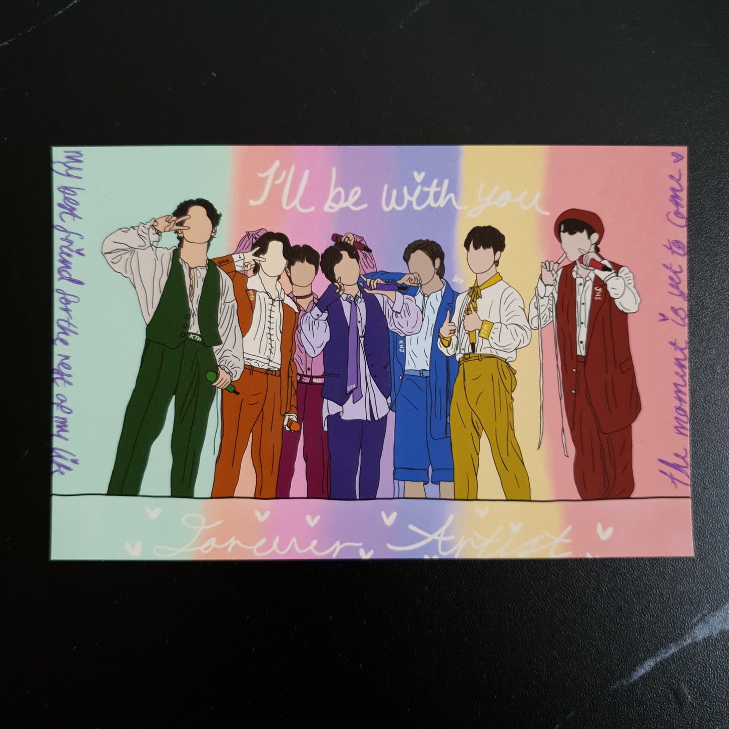 BTS Forever Artist Art Print