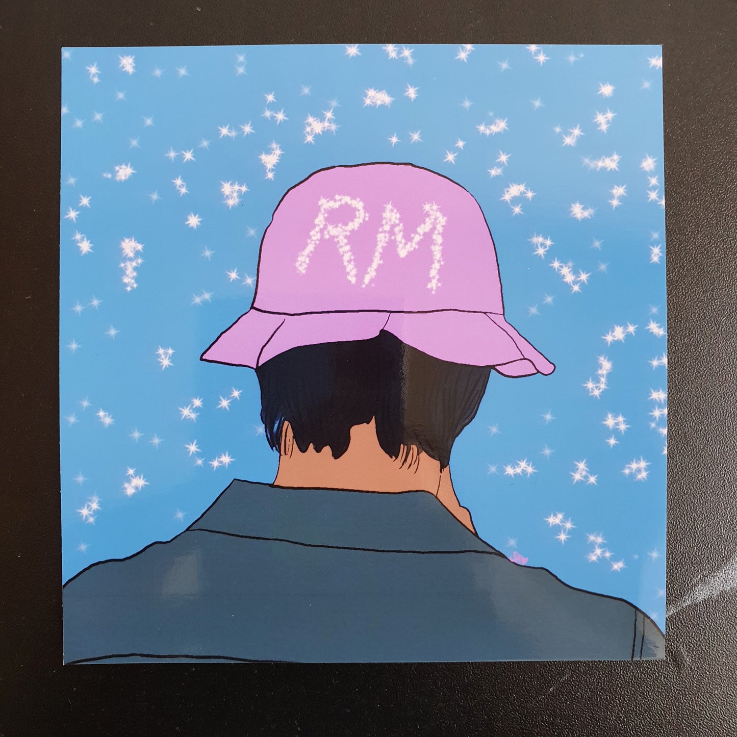 BTS RM (Namjoon) - Bucket hat Art Print