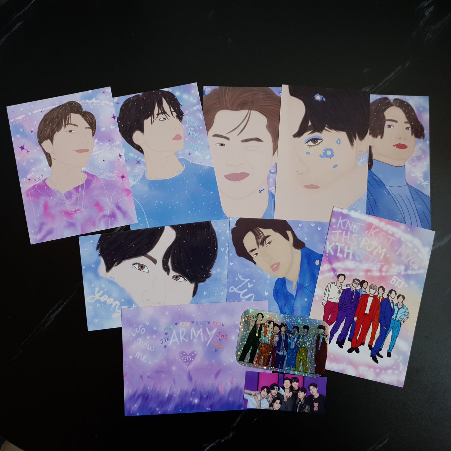 BTS Dreamy Theme Art Print Pack