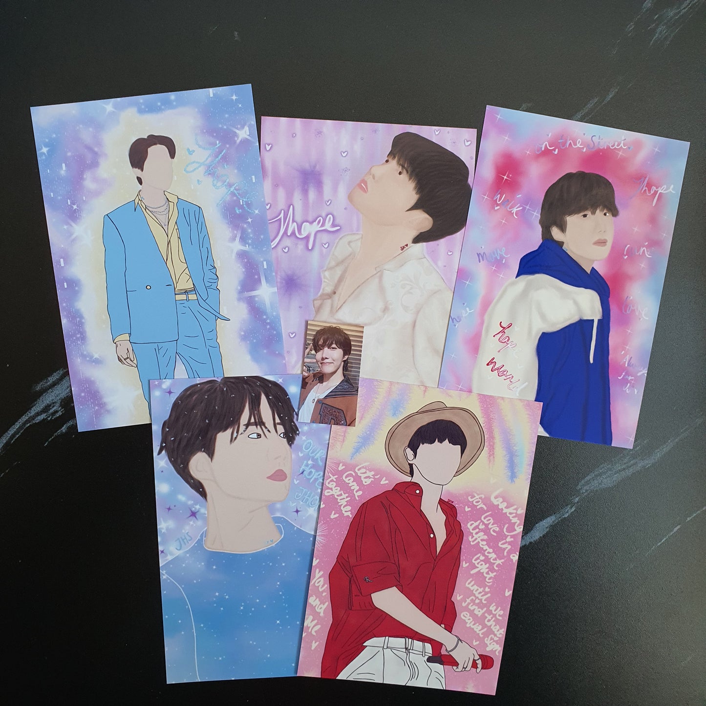 BTS Jhope Art Print pack