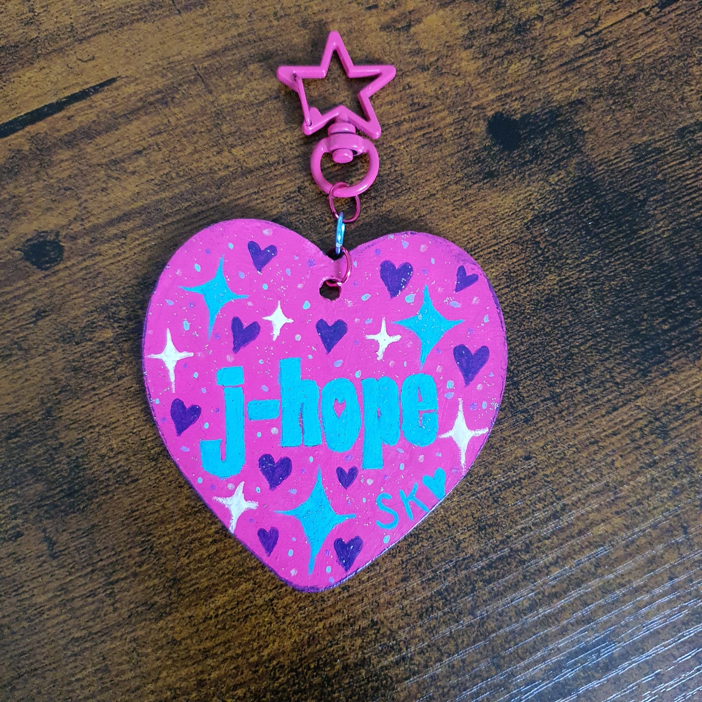 BTS Jhope Jack in the Box Inspired Keychain