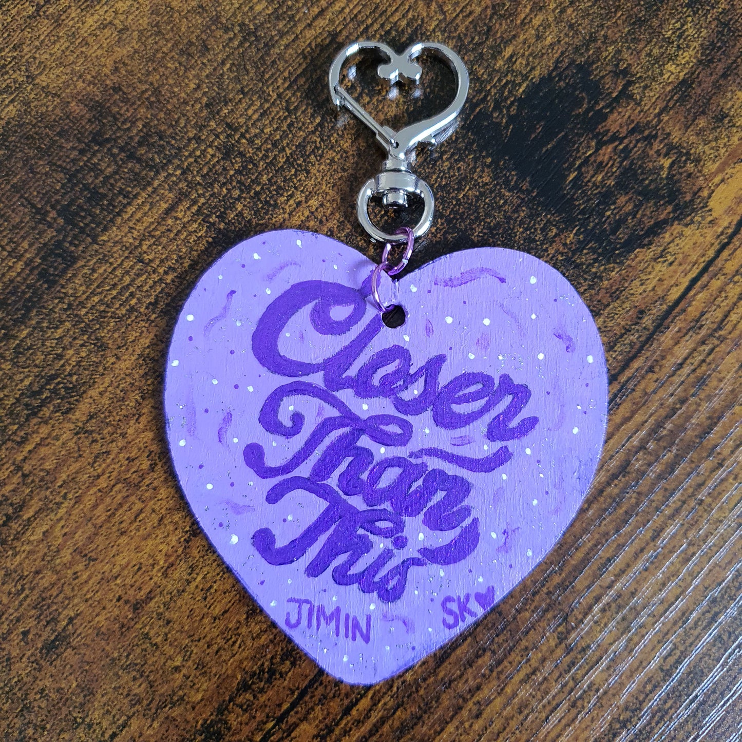 BTS Jimin Closer Than This Inspired Keychain