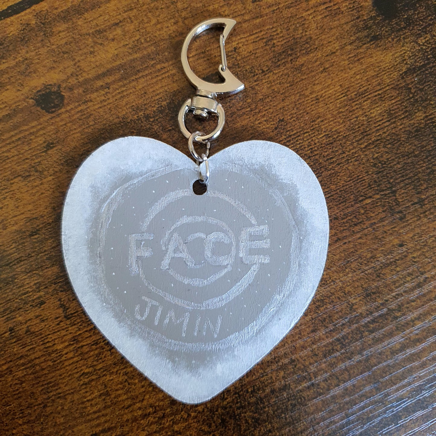 BTS Jimin Face Inspired Keychain