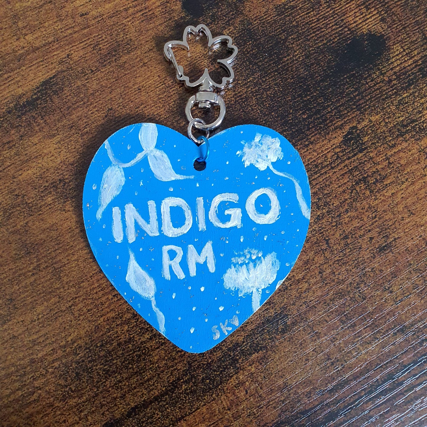 BTS Namjoon (RM) Indigo Inspired Keychain