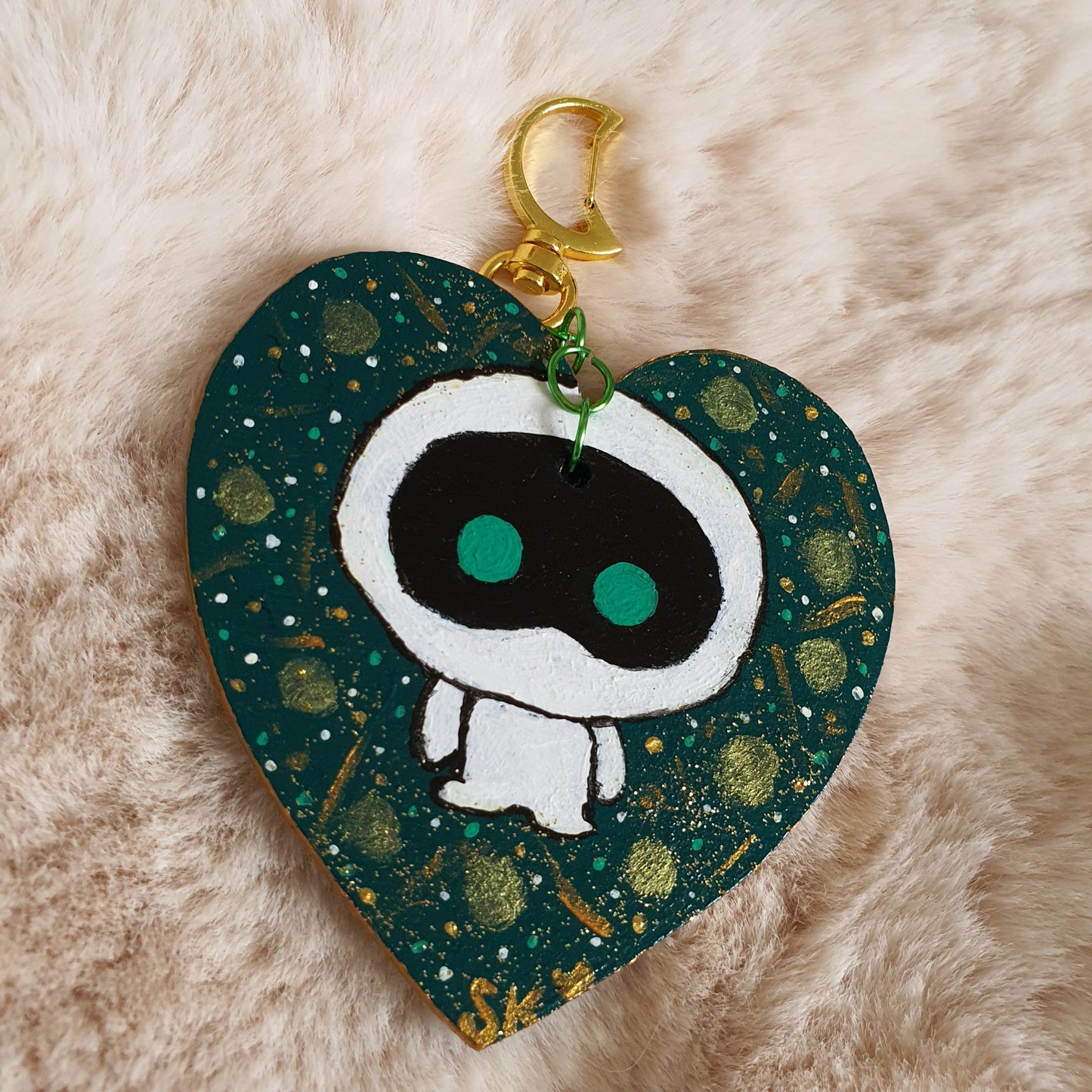 BTS Jin Astronaut Inspired Keychain (Moon Version)