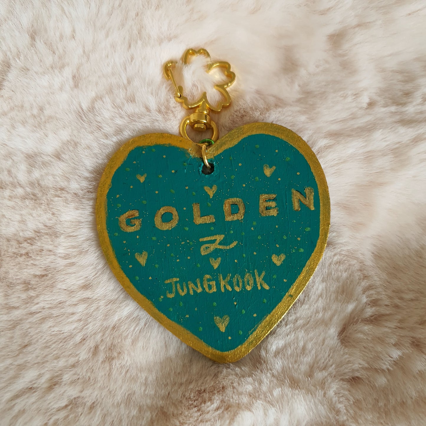 BTS Jungkook Golden Inspired Keychain