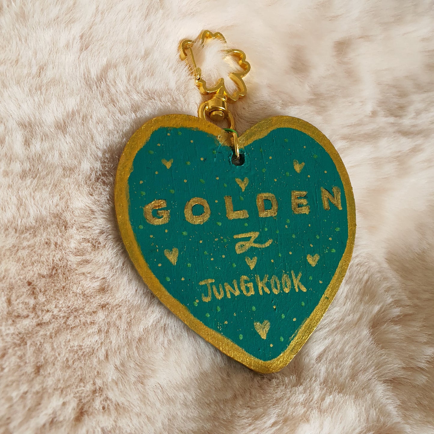 BTS Jungkook Golden Inspired Keychain