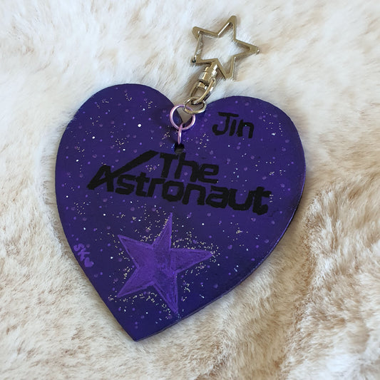 BTS Jin Astronaut Inspired Keychain (Star Version)