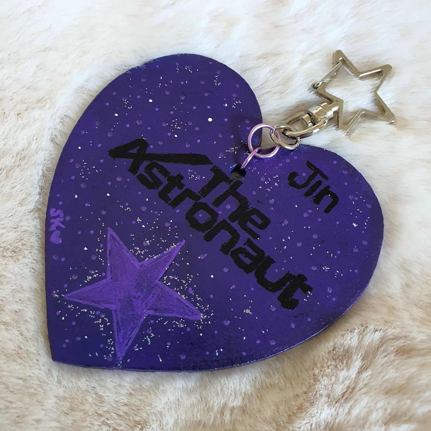 BTS Jin Astronaut Inspired Keychain (Star Version)