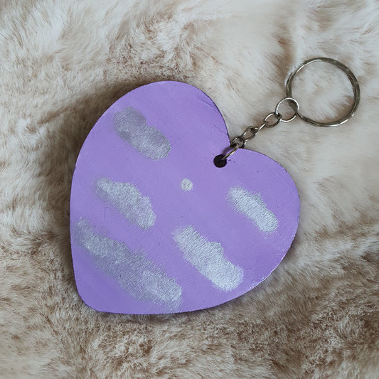 Dreamy Cloud Keychain (Purple)