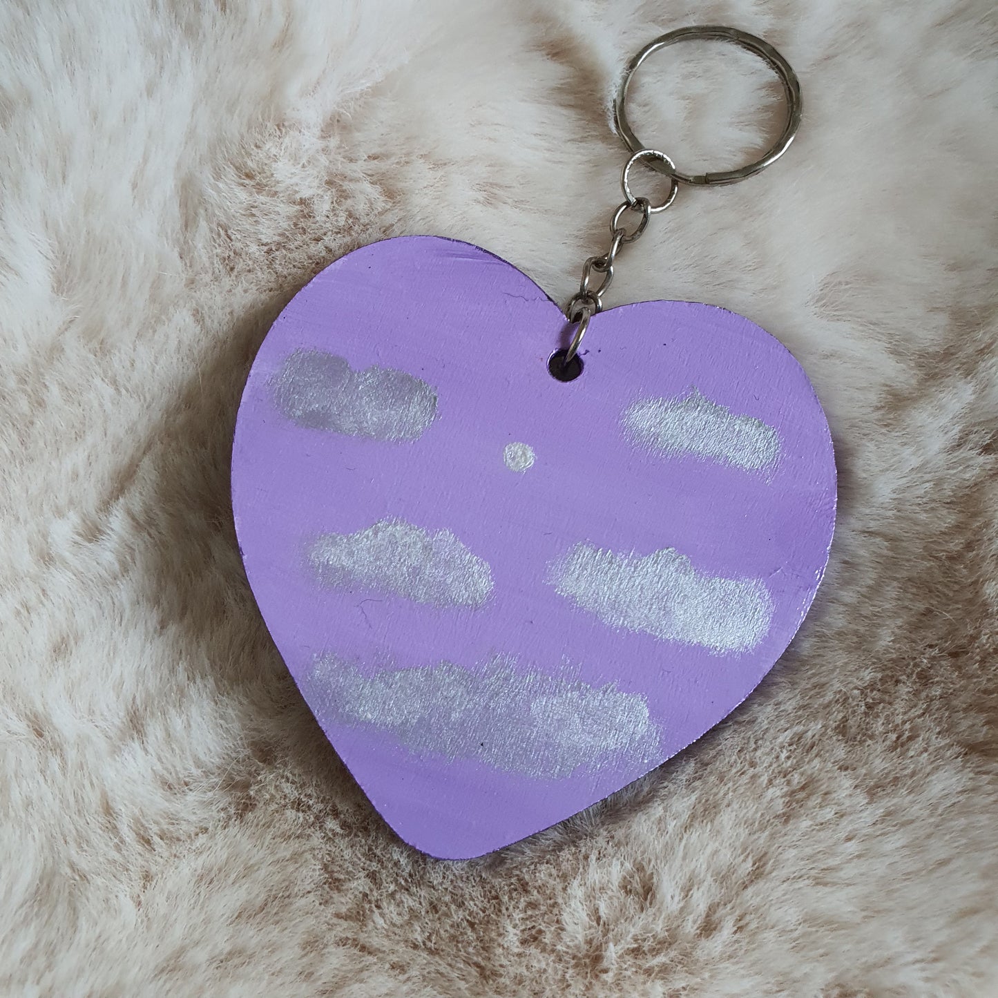 Dreamy Cloud Keychain (Purple)