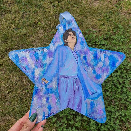 BTS Namjoon (RM) Wildflower Star Wall Hanging Painting