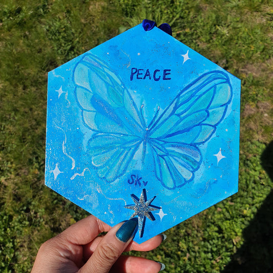 Peace Butterfly Essence Original Painting