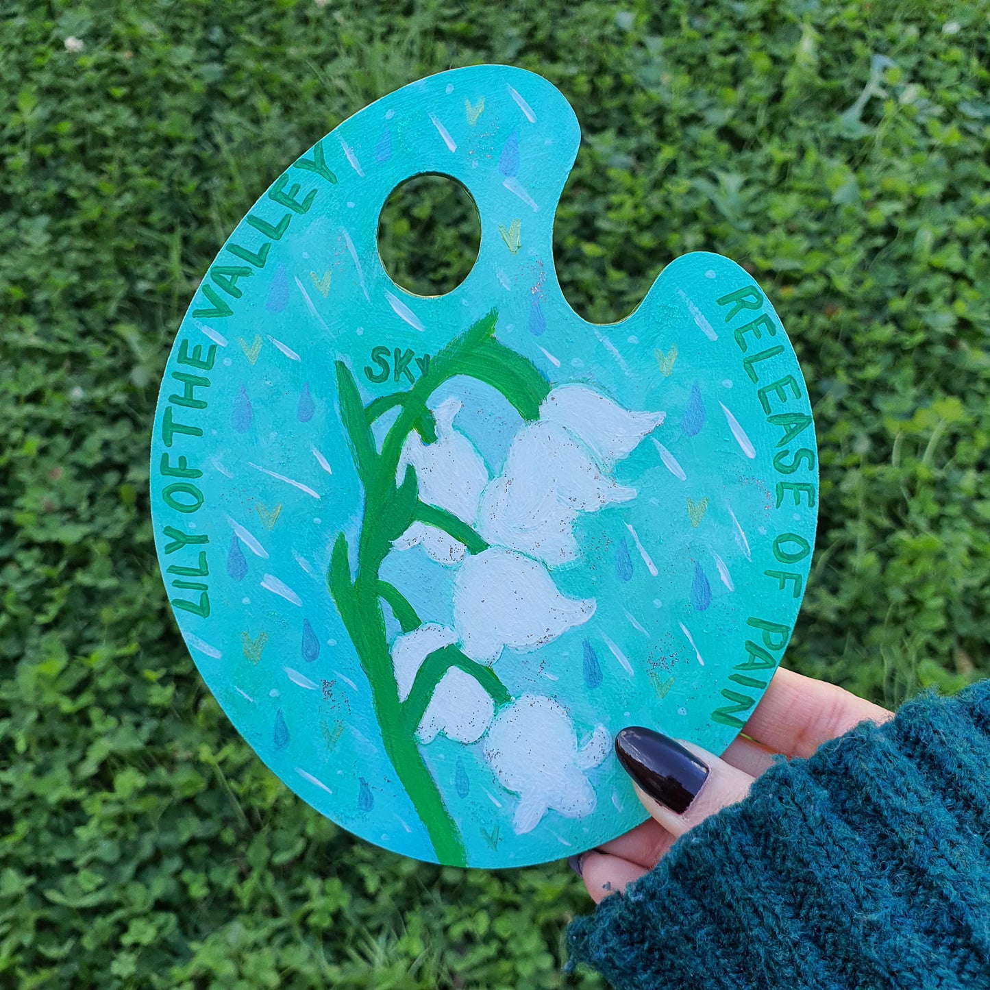 Flower Essence Lily of the Valley Release Original Painting