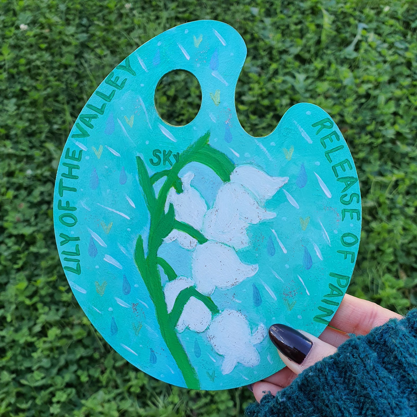 Flower Essence Lily of the Valley Release Original Painting