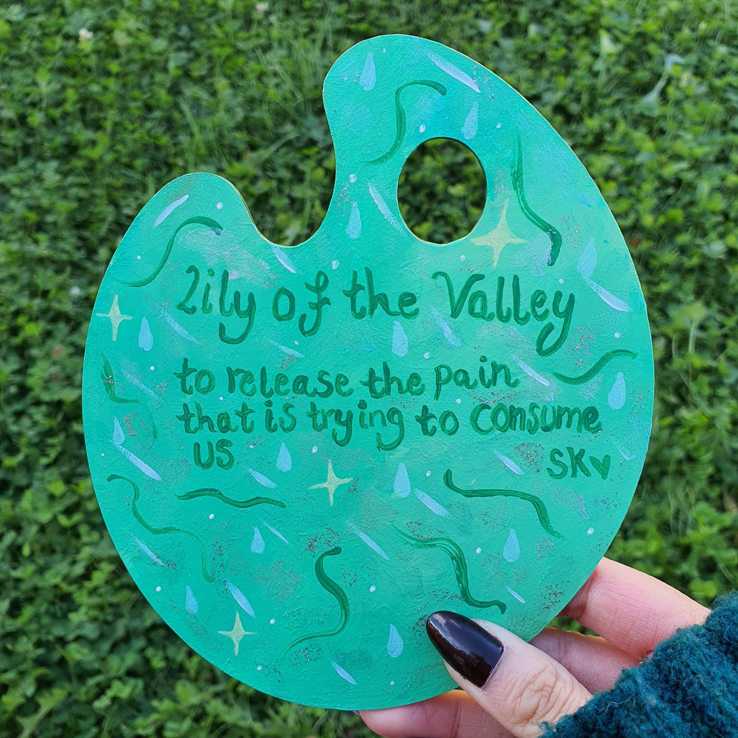 Flower Essence Lily of the Valley Release Original Painting