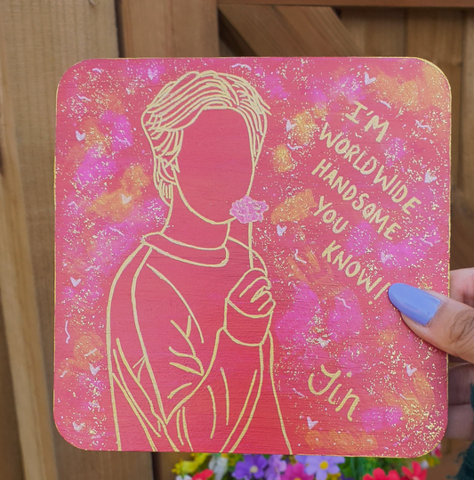 BTS Jin - WWH Wooden Art Painting